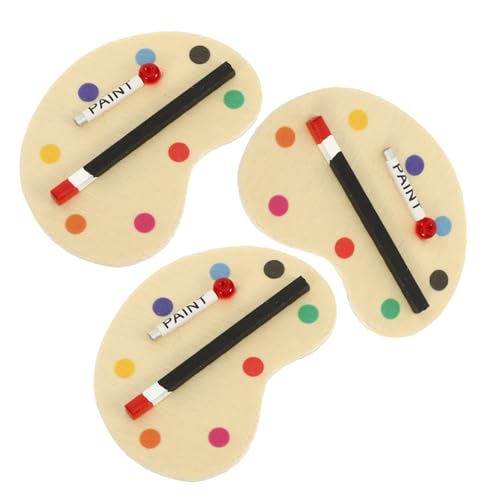 PartyKindom 3 STÜCKE Teiliges Miniatur Mini Zeichenbrett aus Langlebigem Material Realistische Puppenhaus Deko für Kreative DIY Szene und Spielspaß PartyKindom 3 STÜCKE Teiliges Miniatur Mini Zeichenbrett aus Langlebigem Material Realistische Puppenhaus Deko für Kreative DIY Szene und Spielspaß von PartyKindom