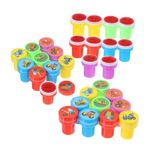 PartyKindom 3 Sätze Baustellenfahrzeug Stempel für Kindersicheres Kunststoffspielzeug Vielseitige Lernstempel für Klassenraum Belohnungen und Partygeschenke für Kleine Feuerwehr und PartyKindom 3 Sätze Baustellenfahrzeug Stempel für Kindersicheres Kunststoffspielzeug Vielseitige Lernstempel für Klassenraum Belohnungen und Partygeschenke für Kleine Feuerwehr und von PartyKindom