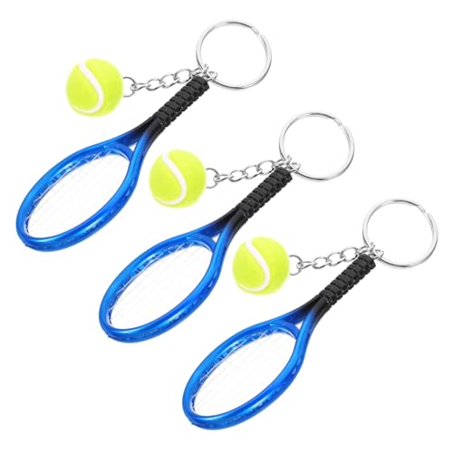 PartyKindom 3 Stück Kleine Tennis Schlüsselanhänger mit Dekorativem Tennis Design Leicht und Robust als für Tennisspieler zur Verschönerung von Rucksack Taschen und Schlüsseln PartyKindom 3 Stück Kleine Tennis Schlüsselanhänger mit Dekorativem Tennis Design Leicht und Robust als für Tennisspieler zur Verschönerung von Rucksack Taschen und Schlüsseln von PartyKindom