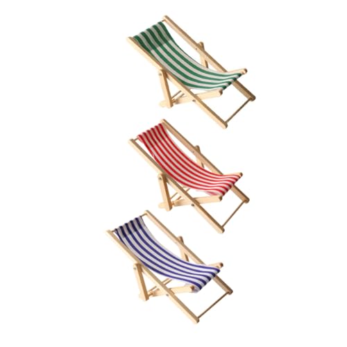 PartyKindom 3 Stück Miniatur Puppenhaus Strandstuhl aus Holz und Faltbar Platzsparend Detailreich Verarbeitet Geeignet für Outdoor Dekoration und Strand Szenarien im Puppenhaus PartyKindom 3 Stück Miniatur Puppenhaus Strandstuhl aus Holz und Faltbar Platzsparend Detailreich Verarbeitet Geeignet für Outdoor Dekoration und Strand Szenarien im Puppenhaus von PartyKindom