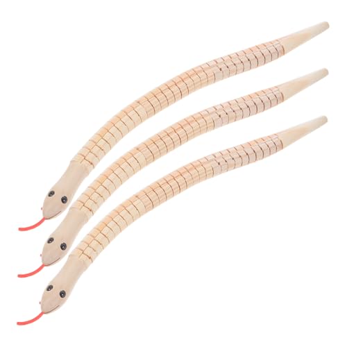 PartyKindom 3 Stück Teiliges DIY Flexible Gelenk Schlange aus Unbehandeltem Holz Bemalbares Pädagogisches Kreativspielzeug für Ab Jahren Familienspielzeug und Dekoration PartyKindom 3 Stück Teiliges DIY Flexible Gelenk Schlange aus Unbehandeltem Holz Bemalbares Pädagogisches Kreativspielzeug für Ab Jahren Familienspielzeug und Dekoration von PartyKindom