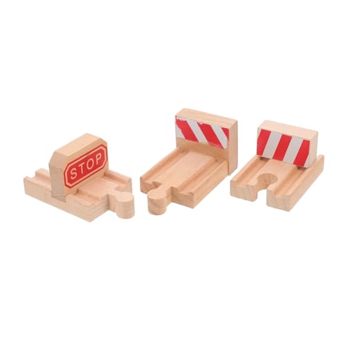 PartyKindom 3 Stück Teiliges Holzschienen Ersatzset mit Stoppschienen Robustes Holzeisenbahn Zubehör für Flexible Streckenbau Langlebige Kompakte Holzspielzeug Gleisstücke PartyKindom 3 Stück Teiliges Holzschienen Ersatzset mit Stoppschienen Robustes Holzeisenbahn Zubehör für Flexible Streckenbau Langlebige Kompakte Holzspielzeug Gleisstücke von PartyKindom