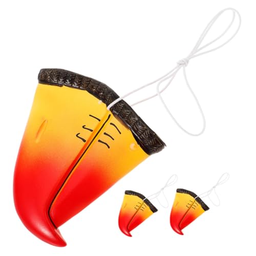 PartyKindom 3 Stück Teiliges Papageienschnabel Kostüm Requisiten aus Vinyl Realistische Tiernasen Attrappe Leichter und Bequemer Sicher für Party Cosplay und Bühnenauftritte PartyKindom 3 Stück Teiliges Papageienschnabel Kostüm Requisiten aus Vinyl Realistische Tiernasen Attrappe Leichter und Bequemer Sicher für Party Cosplay und Bühnenauftritte von PartyKindom