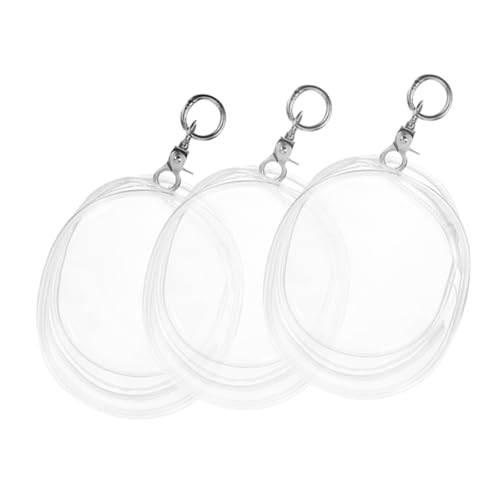 PartyKindom 3 Stück Teiliges Puppen Aufbewahrungstaschen aus Transparentem PVC mit Schlüsselanhänger Leichte Strapazierfähige Display und Tragetaschen für Sammlerfiguren zum Schutz und PartyKindom 3 Stück Teiliges Puppen Aufbewahrungstaschen aus Transparentem PVC mit Schlüsselanhänger Leichte Strapazierfähige Display und Tragetaschen für Sammlerfiguren zum Schutz und von PartyKindom