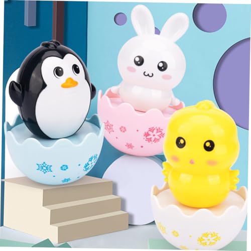 PartyKindom 4 Stück Langlebige Tumbler Spielzeuge mit Niedlichem Pinguin Motiv Sicherer Greifgriff Glatte Oberfläche Fördert Neugier und Motorische Fähigkeiten für Kleinkinder und Junge PartyKindom 4 Stück Langlebige Tumbler Spielzeuge mit Niedlichem Pinguin Motiv Sicherer Greifgriff Glatte Oberfläche Fördert Neugier und Motorische Fähigkeiten für Kleinkinder und Junge von PartyKindom