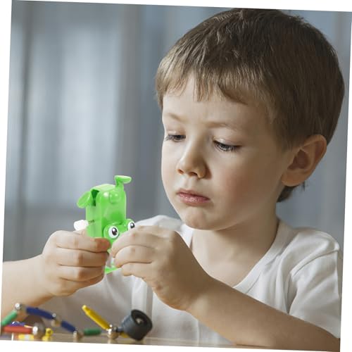 PartyKindom 4 Stück Teiliges Aufziehspielzeug Frosch aus Langlebigem Kunststoff Kleines Wind up Tier Tragbares Handliches Geschenk für Jungen und Mädchen PartyKindom 4 Stück Teiliges Aufziehspielzeug Frosch aus Langlebigem Kunststoff Kleines Wind up Tier Tragbares Handliches Geschenk für Jungen und Mädchen von PartyKindom