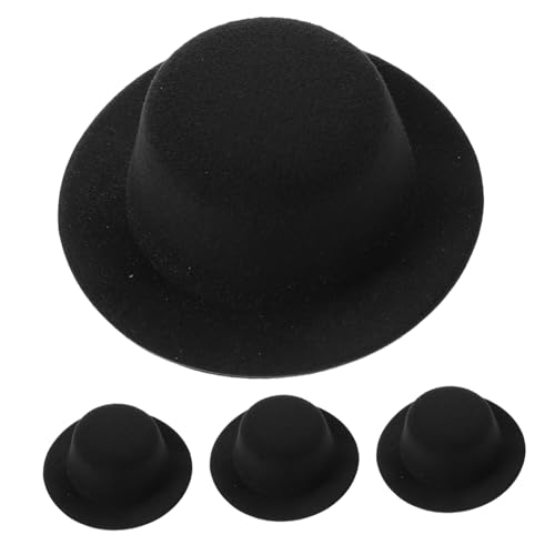 PartyKindom 4 Stück Teiliges Mini Schneemann Hüte aus Breiter Rand Handgefertigt Kleine Filzhüte für Puppen DIY Bastelbedarf Langlebig und Vielseitig Einsetzbar PartyKindom 4 Stück Teiliges Mini Schneemann Hüte aus Breiter Rand Handgefertigt Kleine Filzhüte für Puppen DIY Bastelbedarf Langlebig und Vielseitig Einsetzbar von PartyKindom