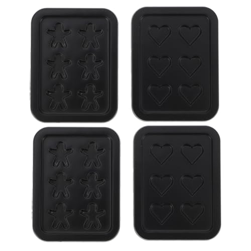 PartyKindom 4 Stück Teiliges Mini backblech Legiertem Material Miniatur Küchenzubehör für Puppenhaus Leicht und Robust für Dekoration Kleiner Küchenräume PartyKindom 4 Stück Teiliges Mini backblech Legiertem Material Miniatur Küchenzubehör für Puppenhaus Leicht und Robust für Dekoration Kleiner Küchenräume von PartyKindom