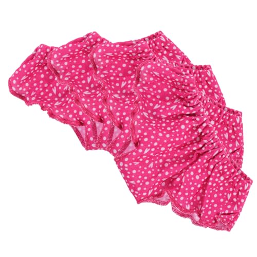 PartyKindom 4 Stück Teiliges Puppenunterwäsche Kleine Gepunktete Panties aus Weichem Stoff Bequeme Puppenbekleidung für Puppen Einfach Anzuziehen Zubehör für Puppenliebhaber und Kreatives PartyKindom 4 Stück Teiliges Puppenunterwäsche Kleine Gepunktete Panties aus Weichem Stoff Bequeme Puppenbekleidung für Puppen Einfach Anzuziehen Zubehör für Puppenliebhaber und Kreatives von PartyKindom