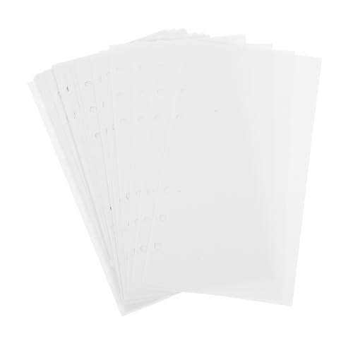 PartyKindom 40 Blatt Nachfüllpapier Stickeralbum Doppelseitig Glattes Abnehmbares Sammelalbum für Aufkleber und Washi Tape Organizer Praktisches Zubehör für Scrapbooking und Journaling PartyKindom 40 Blatt Nachfüllpapier Stickeralbum Doppelseitig Glattes Abnehmbares Sammelalbum für Aufkleber und Washi Tape Organizer Praktisches Zubehör für Scrapbooking und Journaling von PartyKindom