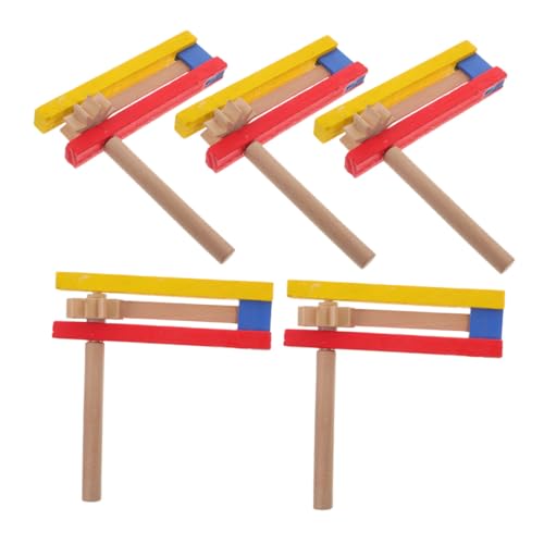PartyKindom 5 Stück Teiliges Holzratsche mit Selbstrotation Langlebiges Kindermusikinstrument mit Klarem Klang für Geburtstagsfeiern Sportveranstaltungen und Familienfeste Party Giveaways PartyKindom 5 Stück Teiliges Holzratsche mit Selbstrotation Langlebiges Kindermusikinstrument mit Klarem Klang für Geburtstagsfeiern Sportveranstaltungen und Familienfeste Party Giveaways von PartyKindom