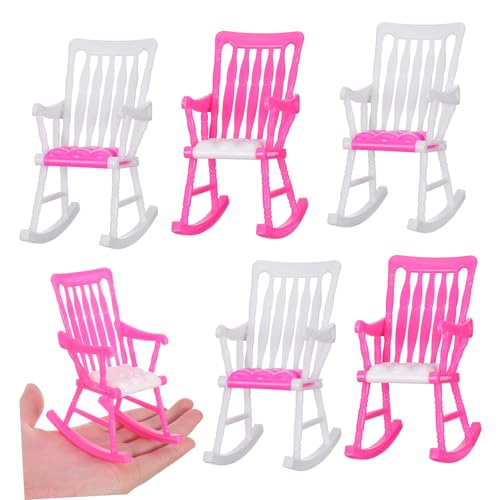 PartyKindom 5 Stück Teiliges Mini Puppen Schaukelstuhl Zufällige Farben Rollenspiel Zubehör für Puppenhaus Dekorative Miniatur Möbel für Fördert Kreativität und Koordination Zufällige Farbe PartyKindom 5 Stück Teiliges Mini Puppen Schaukelstuhl Zufällige Farben Rollenspiel Zubehör für Puppenhaus Dekorative Miniatur Möbel für Fördert Kreativität und Koordination Zufällige Farbe von PartyKindom