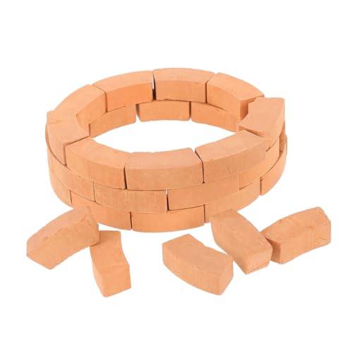 PartyKindom 50 Stück Miniatur Ziegelsteine aus Realistische Mini Bausteine Robustes DIY Modellbaustein für Fördert Motorik Kreativität und Kognitives Lernen Beim Hausbau PartyKindom 50 Stück Miniatur Ziegelsteine aus Realistische Mini Bausteine Robustes DIY Modellbaustein für Fördert Motorik Kreativität und Kognitives Lernen Beim Hausbau von PartyKindom