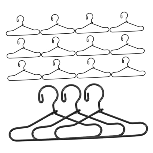 PartyKindom 55 Stück Teiliges Mini Puppenkleiderbügel Schwarz Stabile Miniatur Kleiderbügel für Puppenhaus Geeignet für Puppenkleider Tops Hosen und Langlebig PartyKindom 55 Stück Teiliges Mini Puppenkleiderbügel Schwarz Stabile Miniatur Kleiderbügel für Puppenhaus Geeignet für Puppenkleider Tops Hosen und Langlebig von PartyKindom