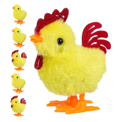 PartyKindom 6 Stück Aufziehbare Plüschküken Gelb mit Realistischer Textur und Hüpffunktion Weiches Material Lustiges Ostergeschenk und Party Mitgebsel PartyKindom 6 Stück Aufziehbare Plüschküken Gelb mit Realistischer Textur und Hüpffunktion Weiches Material Lustiges Ostergeschenk und Party Mitgebsel von PartyKindom