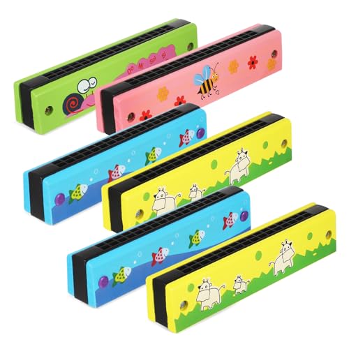 PartyKindom 6 Stück Teiliges Holzmundharmonika für Spielbares Musikinstrument Kleines Trillerpfeifen Partygeschenk Musikalischen Früherziehung PartyKindom 6 Stück Teiliges Holzmundharmonika für Spielbares Musikinstrument Kleines Trillerpfeifen Partygeschenk Musikalischen Früherziehung von PartyKindom