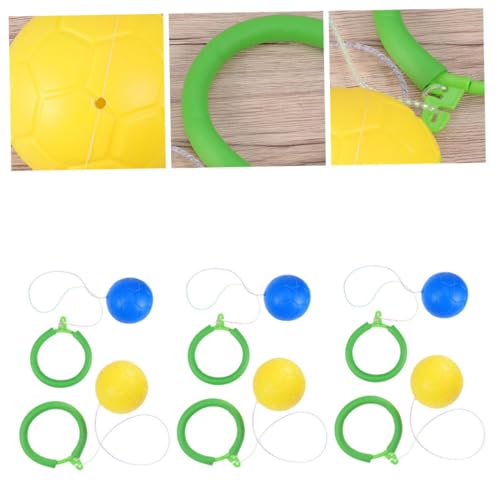 PartyKindom 6 Stück Teiliges Hüpfball Springring Einbeiniges Sprungspielzeug Leichtes Fitness und Bewegungsspielzeug für Drinnen und Draußen Fördert Bein und Rumpfmuskulatur für Jungen und PartyKindom 6 Stück Teiliges Hüpfball Springring Einbeiniges Sprungspielzeug Leichtes Fitness und Bewegungsspielzeug für Drinnen und Draußen Fördert Bein und Rumpfmuskulatur für Jungen und von PartyKindom