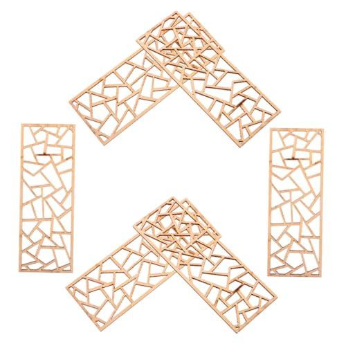 PartyKindom 6 Stück Teiliges Miniatur Holz Chinesischer Bildschirm für Puppenhaus Dekoration Klassisches Design Leicht und Kompakt für DIY Mini Szenen PartyKindom 6 Stück Teiliges Miniatur Holz Chinesischer Bildschirm für Puppenhaus Dekoration Klassisches Design Leicht und Kompakt für DIY Mini Szenen von PartyKindom