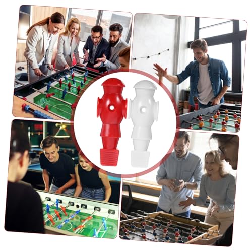 PartyKindom 6 Stück Tischfußball Figuren aus Robustem PP und Resin Langlebige Ersatzteile für Fußballmaschine Wiederverwendbare Spielfiguren in Rot und Weiß für Tischkicker Zubehör PartyKindom 6 Stück Tischfußball Figuren aus Robustem PP und Resin Langlebige Ersatzteile für Fußballmaschine Wiederverwendbare Spielfiguren in Rot und Weiß für Tischkicker Zubehör von PartyKindom