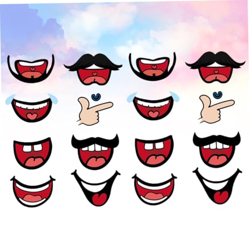 PartyKindom 8 Packungen Selbstklebende Lippen Aufkleber Maskendekoration Ablösbar Langlebiges Kunststoffmaterial mit Lebendigem Geeignet für Saubere Glatte Oberflächen als PartyKindom 8 Packungen Selbstklebende Lippen Aufkleber Maskendekoration Ablösbar Langlebiges Kunststoffmaterial mit Lebendigem Geeignet für Saubere Glatte Oberflächen als von PartyKindom