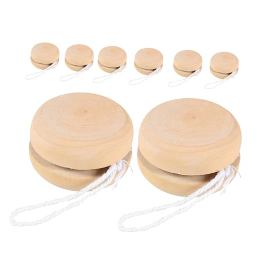 PartyKindom 8 Stück Teiliges DIY Holz yo yo Ball Blanko zum Bemalen Kindersicher Langlebig Tragbar Kreative Malspielzeuge für Wohn Partydekoration PartyKindom 8 Stück Teiliges DIY Holz yo yo Ball Blanko zum Bemalen Kindersicher Langlebig Tragbar Kreative Malspielzeuge für Wohn Partydekoration von PartyKindom