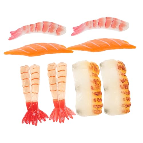 PartyKindom 8 Stück Teiliges Künstliche Sashimi Dekoration Realistische Sushi Lebensmittelmodelle für Restaurant Schaufenster Fotorequisiten Küchen Deko PartyKindom 8 Stück Teiliges Künstliche Sashimi Dekoration Realistische Sushi Lebensmittelmodelle für Restaurant Schaufenster Fotorequisiten Küchen Deko von PartyKindom