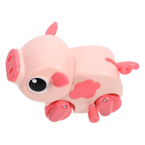 PartyKindom Aufziehspielzeug Wind Up Schwein Tierfigur mit Realer Kriechbewegung Robustes Kunststoffspielzeug Sichere Glatte Oberfläche für Kindergeburtstage und Partys PartyKindom Aufziehspielzeug Wind Up Schwein Tierfigur mit Realer Kriechbewegung Robustes Kunststoffspielzeug Sichere Glatte Oberfläche für Kindergeburtstage und Partys von PartyKindom