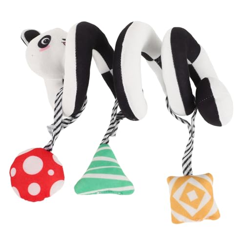 PartyKindom Babywagen Spiral Panda Plüsch Kuscheltier Hängend Für Neugeborene Tragbar Knisterspielzeug Für Kinderwagen Kinderbett PartyKindom Babywagen Spiral Panda Plüsch Kuscheltier Hängend Für Neugeborene Tragbar Knisterspielzeug Für Kinderwagen Kinderbett von PartyKindom
