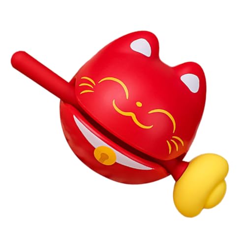 PartyKindom Cartoon Katze Holzfisch Percussion Instrument Abs Robust Rhythmusspielzeug für Büro Schreibtisch Stressabbau Konzentration PartyKindom Cartoon Katze Holzfisch Percussion Instrument Abs Robust Rhythmusspielzeug für Büro Schreibtisch Stressabbau Konzentration von PartyKindom