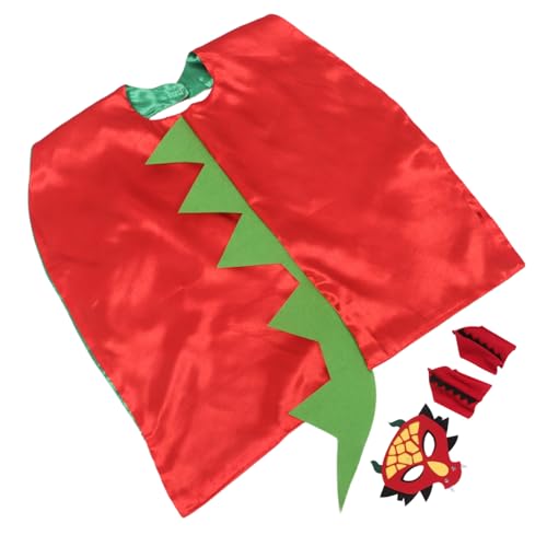 PartyKindom Dinosaurier Kostüm Cape mit Kapuze für Leichtes Atmungsaktives Dino Umhang Einfach zu Verschließen Vielseitig für Halloween Geburtstag Rollenspiel Jungen Mädchen PartyKindom Dinosaurier Kostüm Cape mit Kapuze für Leichtes Atmungsaktives Dino Umhang Einfach zu Verschließen Vielseitig für Halloween Geburtstag Rollenspiel Jungen Mädchen von PartyKindom