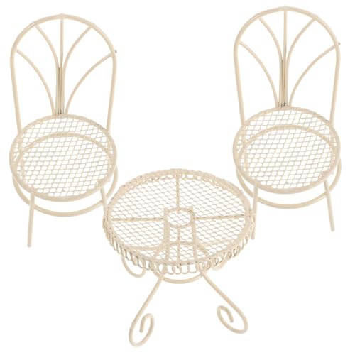 PartyKindom Exquisites Miniatur Gartenmöbel Set Mikrolandschaft Miniatur Tisch Stühle Puppenhaus Zubehör Dekoration für Fotografie und Kleine Räume Einfach zu Reinigen Vielseitig Verwendbar PartyKindom Exquisites Miniatur Gartenmöbel Set Mikrolandschaft Miniatur Tisch Stühle Puppenhaus Zubehör Dekoration für Fotografie und Kleine Räume Einfach zu Reinigen Vielseitig Verwendbar von PartyKindom