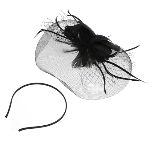 PartyKindom Federhaarreif Halloween Kopfschmuck mit Party Haarschmuck Karneval Cosplay Zubehör für Damen PartyKindom Federhaarreif Halloween Kopfschmuck mit Party Haarschmuck Karneval Cosplay Zubehör für Damen von PartyKindom