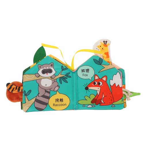 PartyKindom Tuchbuch Für Junge Mädchen Weiches Tier-abenteuerbuch Mit Knistereffekt Reißfestem Material Interaktiven Abreißelementen Leicht Zu Reinigen Und Tragbar Für Kleinkinder Ab PartyKindom Tuchbuch Für Junge Mädchen Weiches Tier-abenteuerbuch Mit Knistereffekt Reißfestem Material Interaktiven Abreißelementen Leicht Zu Reinigen Und Tragbar Für Kleinkinder Ab von PartyKindom