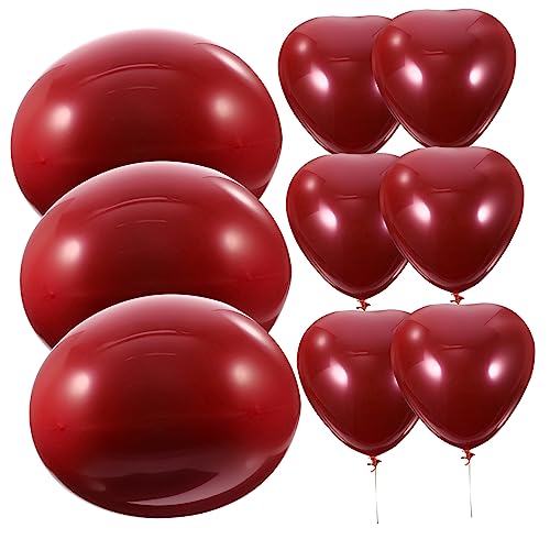 PartyKindom Herzförmige Latexballons Doppeldeck Ballons Für Valentinstag Hochzeiten Und Partys Für Dekoration Und Feiern von PartyKindom