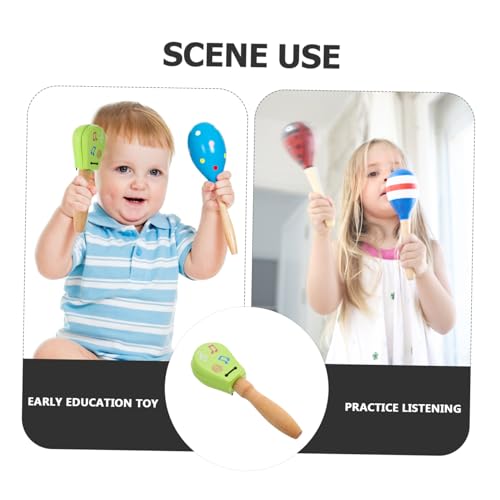 PartyKindom Holz Castanets für Robustes Percussion Instrument Pädagogisches Musikinstrument und Koordinationsfähigkeiten Sichere Glatte Oberfläche für Kleinkinder PartyKindom Holz Castanets für Robustes Percussion Instrument Pädagogisches Musikinstrument und Koordinationsfähigkeiten Sichere Glatte Oberfläche für Kleinkinder von PartyKindom