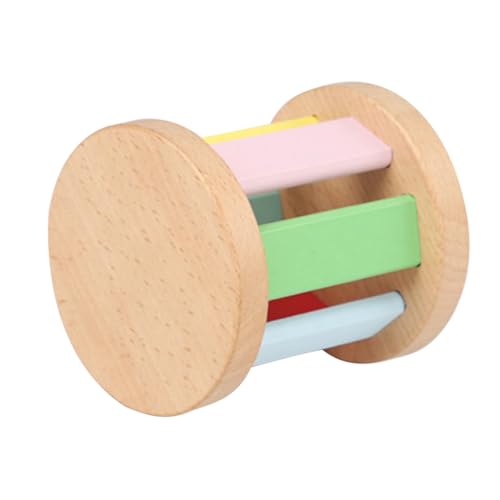 PartyKindom Holz Rassel Montessori Greifspielzeug mit Trommel Fördert Hand Auge Koordination Sensorische Entwicklung Motorische Fähigkeiten für Junge Mädchen Pädagogisches Babyspielzeug PartyKindom Holz Rassel Montessori Greifspielzeug mit Trommel Fördert Hand Auge Koordination Sensorische Entwicklung Motorische Fähigkeiten für Junge Mädchen Pädagogisches Babyspielzeug von PartyKindom