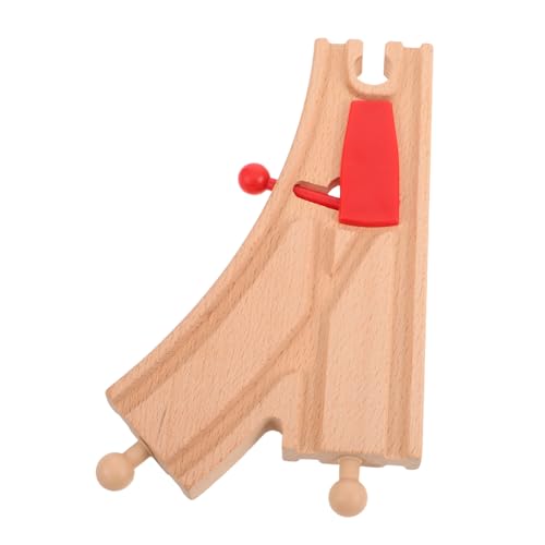 PartyKindom Holzeisenbahn Schienenweiche Holz Zug Gleis Zubehör Kreative Weichen Erweiterbar Kompatibel mit Holzeisenbahn Sets Pädagogisches für Kreativität und Vorstellungskraft PartyKindom Holzeisenbahn Schienenweiche Holz Zug Gleis Zubehör Kreative Weichen Erweiterbar Kompatibel mit Holzeisenbahn Sets Pädagogisches für Kreativität und Vorstellungskraft von PartyKindom