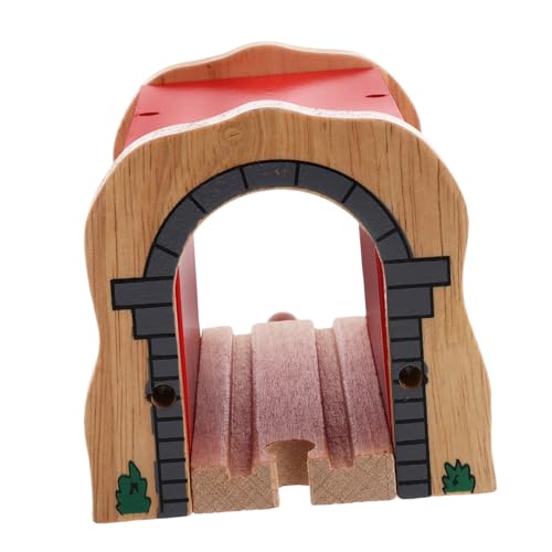 PartyKindom Holzeisenbahn Tunnel Zubehör aus Robustem Holz Langlebiges Modell für Realistisches Eisenbahn und Bahngleis Erweiterungsset Geeignet für Holzspielzeug Schienennetze PartyKindom Holzeisenbahn Tunnel Zubehör aus Robustem Holz Langlebiges Modell für Realistisches Eisenbahn und Bahngleis Erweiterungsset Geeignet für Holzspielzeug Schienennetze von PartyKindom