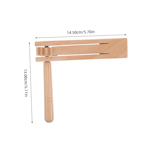 PartyKindom Holzratsche Handinstrument Langlebig Leichte Bauweise Vielseitig für Musikunterricht Sportveranstaltungen Partys Geeignet Pädagogisches Holzspielzeug für Kleinkinder PartyKindom Holzratsche Handinstrument Langlebig Leichte Bauweise Vielseitig für Musikunterricht Sportveranstaltungen Partys Geeignet Pädagogisches Holzspielzeug für Kleinkinder von PartyKindom