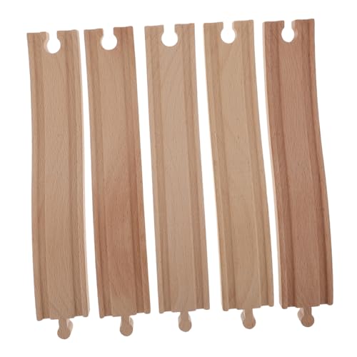 PartyKindom Holzschienen erweiterungsset aus Sicherem Naturholz für Kleinkinder Kompatibel mit Holzeisenbahn Fördert Kreativität und Motorische Fähigkeiten bei Jungen und Mädchen PartyKindom Holzschienen erweiterungsset aus Sicherem Naturholz für Kleinkinder Kompatibel mit Holzeisenbahn Fördert Kreativität und Motorische Fähigkeiten bei Jungen und Mädchen von PartyKindom