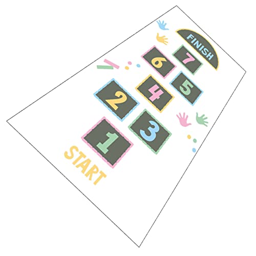 PartyKindom Hopscotch Bodenaufkleber Zahlen Spiel für Kinderzimmer rutschfeste Spielteppich Deko Langlebiger und Dekorativer Boden Sticker für Spielzimmer Wohnzimmer und Kindergarten PartyKindom Hopscotch Bodenaufkleber Zahlen Spiel für Kinderzimmer rutschfeste Spielteppich Deko Langlebiger und Dekorativer Boden Sticker für Spielzimmer Wohnzimmer und Kindergarten von PartyKindom