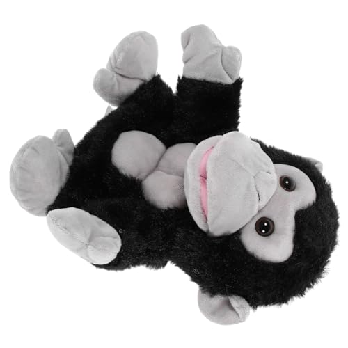 PartyKindom Interaktive Gorilla Handpuppe aus Plüsch Lebensechte Tierhandpuppe für Rollenspiele Erzählungen und Frühe Bildung Weiches Langlebiges Stofftier PartyKindom Interaktive Gorilla Handpuppe aus Plüsch Lebensechte Tierhandpuppe für Rollenspiele Erzählungen und Frühe Bildung Weiches Langlebiges Stofftier von PartyKindom