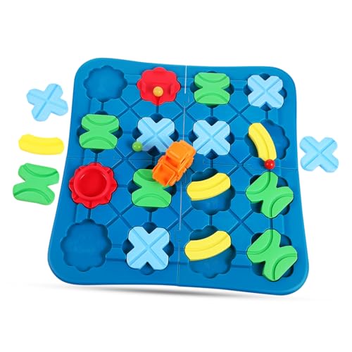PartyKindom Kinderspielzeug Brettspiel Logisches Straßenbau Puzzle aus Robustem Kunststoff Fördert Kreativität Kognitive Fähigkeiten und Teamwork Lernspiel für Vorschulkinder PartyKindom Kinderspielzeug Brettspiel Logisches Straßenbau Puzzle aus Robustem Kunststoff Fördert Kreativität Kognitive Fähigkeiten und Teamwork Lernspiel für Vorschulkinder von PartyKindom