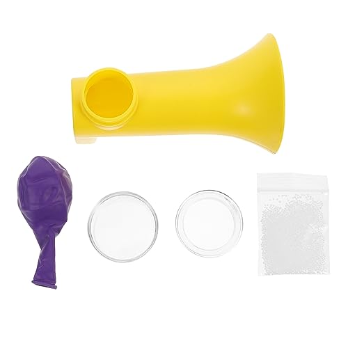 PartyKindom Lehrmittel auditive wahrnehmung soundwave kalanchoe Ohrmodell sonictooth sensory play Sensorischer Tisch akustisch Schallwellen-Demomodell Wissenschaftliche Ausrüstung Sport Yellow von PartyKindom