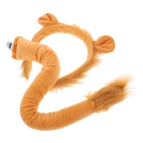 PartyKindom Löwenkostüm Teilig mit Weichem Fellartigem Stirnband und Stabiler Clip Robustes Material Geeignet für Halloween Karneval Cosplay und Festpartys PartyKindom Löwenkostüm Teilig mit Weichem Fellartigem Stirnband und Stabiler Clip Robustes Material Geeignet für Halloween Karneval Cosplay und Festpartys von PartyKindom