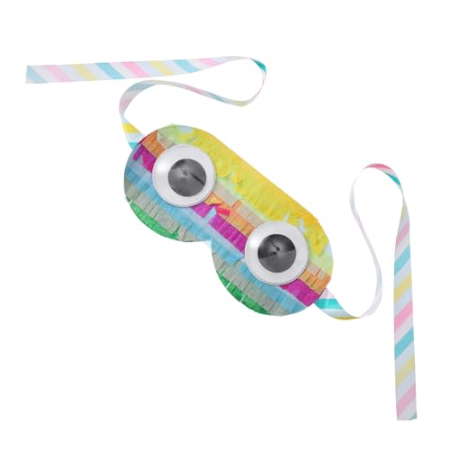 PartyKindom Lustige Pinata Spiel Augenbinde Dekorative und Praktische Augenmaske für Geburtstagsparty Kindgerecht Augenabdeckung für Kreative Pinata Spiele PartyKindom Lustige Pinata Spiel Augenbinde Dekorative und Praktische Augenmaske für Geburtstagsparty Kindgerecht Augenabdeckung für Kreative Pinata Spiele von PartyKindom