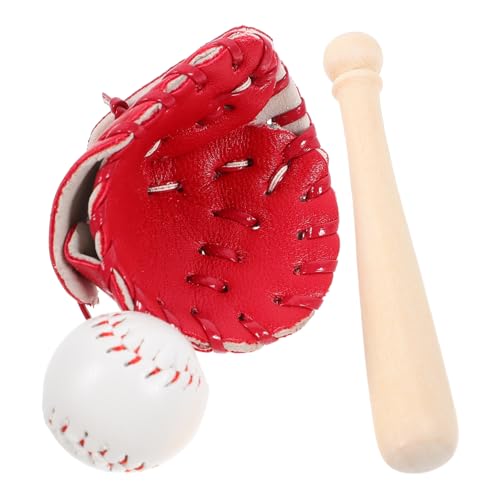 PartyKindom Mini Baseball Miniatur Sportornament Modell mit Handschuh und Ball Detailreich und Leicht Dekoration für Puppenhäuser und Sammlungen Pretend Playset für Sportfans PartyKindom Mini Baseball Miniatur Sportornament Modell mit Handschuh und Ball Detailreich und Leicht Dekoration für Puppenhäuser und Sammlungen Pretend Playset für Sportfans von PartyKindom