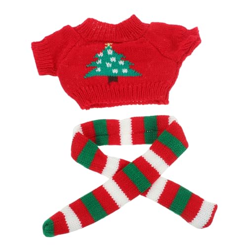 PartyKindom Mini Pullover und Schal für Puppenhaus Weiches Abnehmbares Puppen Kostüm Zubehör Geeignet als für Kleine Gestaltete Komfortable Puppenkleidung PartyKindom Mini Pullover und Schal für Puppenhaus Weiches Abnehmbares Puppen Kostüm Zubehör Geeignet als für Kleine Gestaltete Komfortable Puppenkleidung von PartyKindom