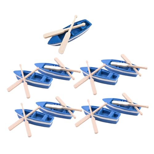PartyKindom Miniatur Boot Deko Teilig mit Paddeln Strand Mikro Landschaftsdekoration für Puppenhaus DIY Strand Sandkasten Zubehör Blau Resin Kleine Boote und Holzruder PartyKindom Miniatur Boot Deko Teilig mit Paddeln Strand Mikro Landschaftsdekoration für Puppenhaus DIY Strand Sandkasten Zubehör Blau Resin Kleine Boote und Holzruder von PartyKindom