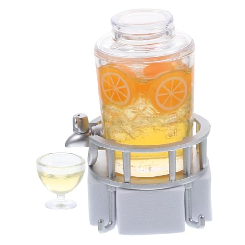 PartyKindom Miniatur Getränkespender Modell Mini Haus Deko Detailgetreu Miniatur Saftfass Zubehör für Puppenhaus Küche Bar Ornament PartyKindom Miniatur Getränkespender Modell Mini Haus Deko Detailgetreu Miniatur Saftfass Zubehör für Puppenhaus Küche Bar Ornament von PartyKindom